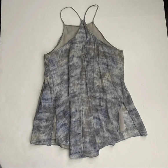 Derek Lam 10 Crosby abstract silk racerback camisole Tank Blouse size 6 - Picture 10 of 12